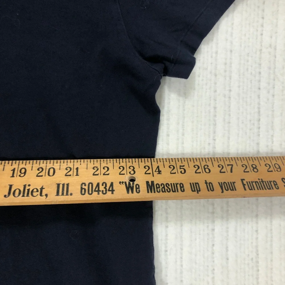 Polo Ralph Lauren Mens XL Navy Blue V-Neck Short Sleeve Pony Logo T-Shirt